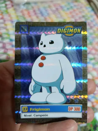 Carta Digimon Frigimon Holográfica