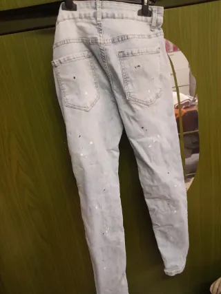 Jeans uomo strappati con stoffa interna