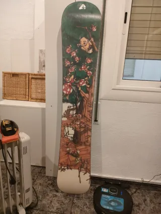 Tabla Snowboard+fijaciones Santa Cruz