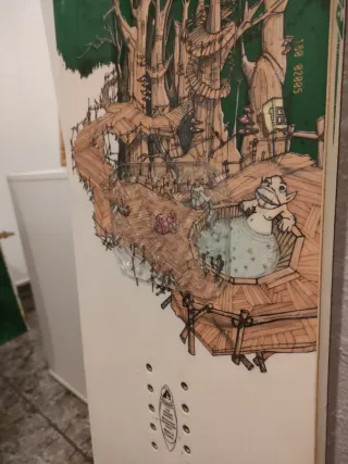 Tabla Snowboard+fijaciones Santa Cruz