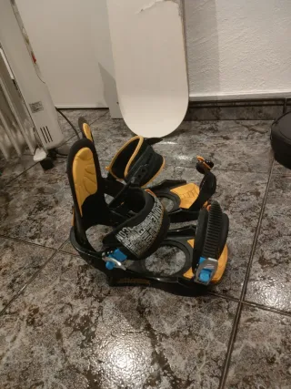 Tabla Snowboard+fijaciones Santa Cruz