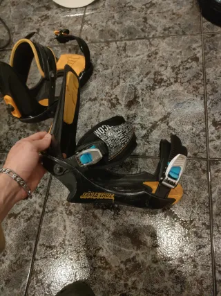 Tabla Snowboard+fijaciones Santa Cruz