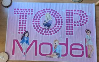 Fondo mesa dulce/photocall Top Model