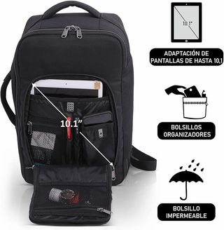 Mochila 40x25x20 cm Negra