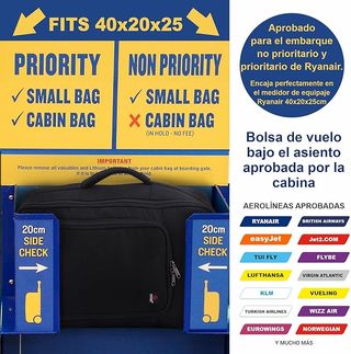 Mochila 40x25x20 cm Negra