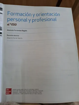 Formación y orientación personal y profesional ...