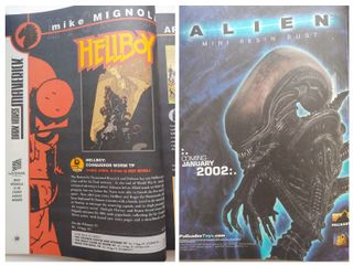 Lote 3 catálogos PREVIEWS cómics juguetes 2001