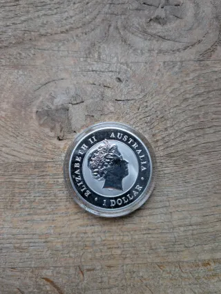 Moneda Australiana Cocodrilo 2015 1oz Plata