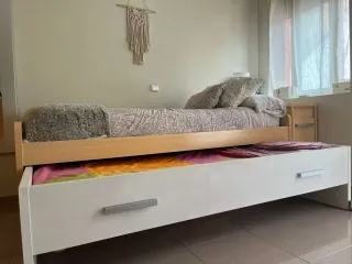 Cama nido 90cm con cajones