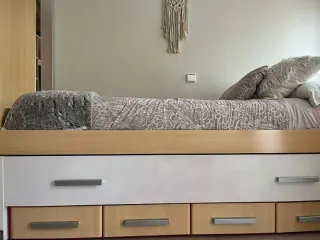 Cama nido 90cm con cajones