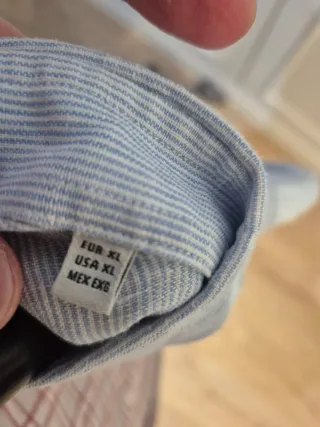 Camisa lino rayas Massimo Dutti