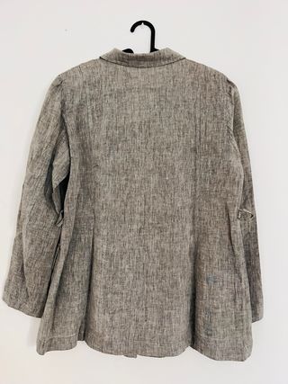 Americana Lino Gris Talla M/L