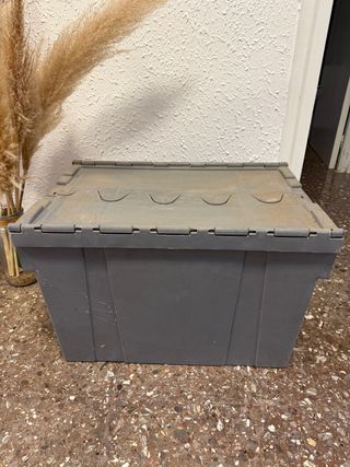 Cajón de almacenaje PVC gris