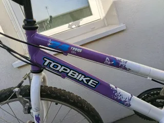 Bicicleta niña TOPBIKE morada