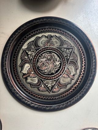 Juego de té Estambul cobre y cristal