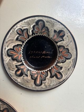 Juego de té Estambul cobre y cristal
