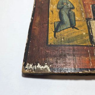 Antica Icona Russa Madonna Gioia Inaspettata XIX