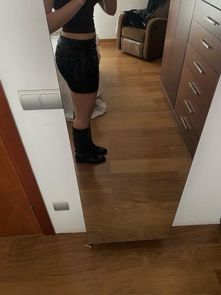 Falda de fiesta lentejuelas