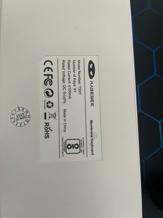 Tastiere bianco MageGee TS91