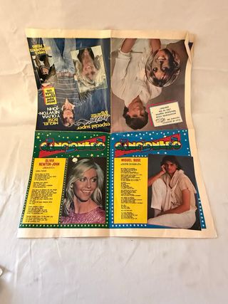 Póster Miguel Bosé de revista Super Pop