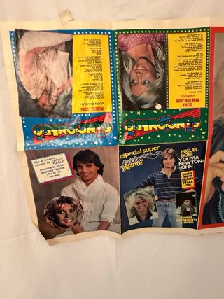 Póster Miguel Bosé de revista Super Pop