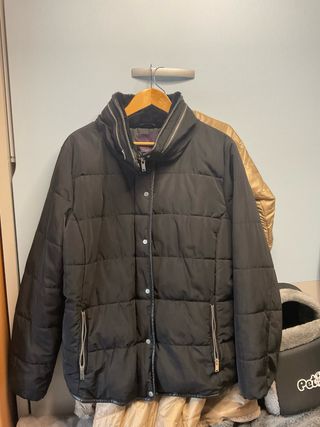 Violeta by Mango Chaquetón Negro