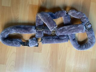 Cabezada full Vendas negras Cinchuelo Sudadero