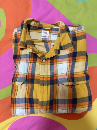 Camisa Levi's XL Cuadros Multicor