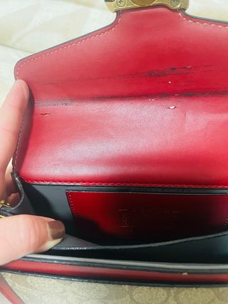 Bolso coach Tabby 20,Piel granate y Lona Monogram