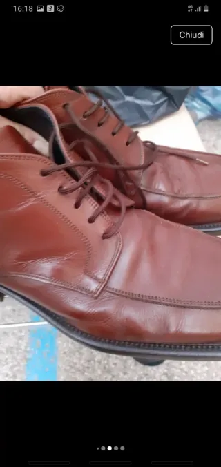 Scarponcini uomo artigianali marroni