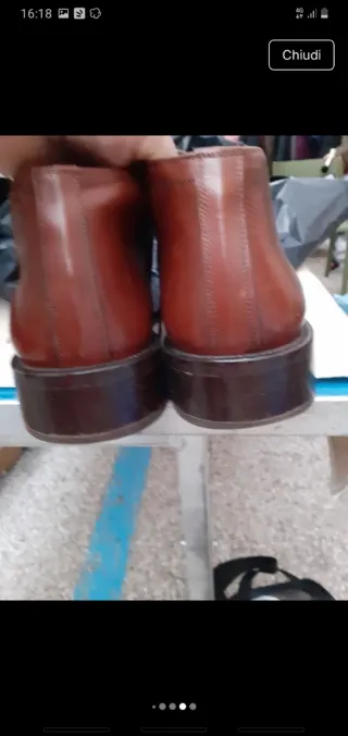 Scarponcini uomo artigianali marroni