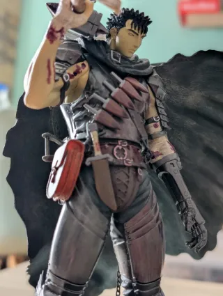 Figura Berserk ART OF WAR Guts Black Swordman.