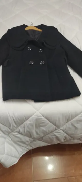 Chaquetón paño doble cuello talla XL