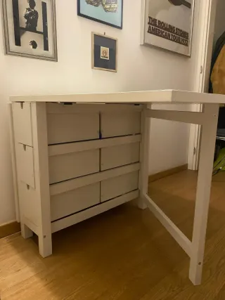 Tavolo a ribalta Norden Ikea Bianco