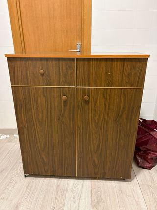 Mueble Cama 90 Madera y Metal