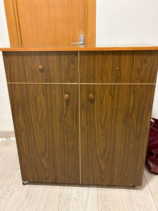 Mueble Cama 90 Madera y Metal