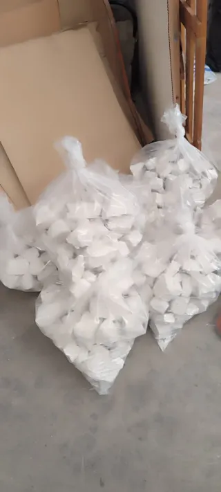 LOTE ± 40 kg PIEDRA BLANCA