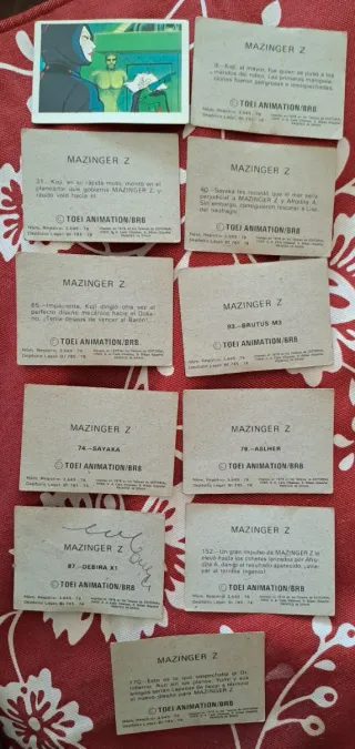 Cromos Mazinguer Z