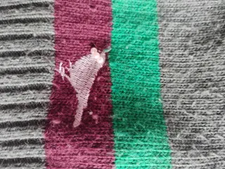 Jersey Yumi rayas verde y rojo