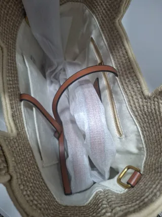 Bolso Tote Rafia Beige