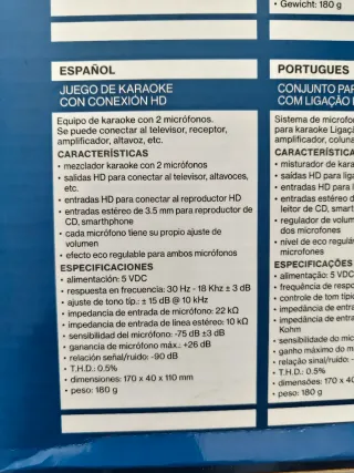 HQ Power Karaoke Set con conexión HD