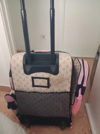 Maleta infantil rosa y azul