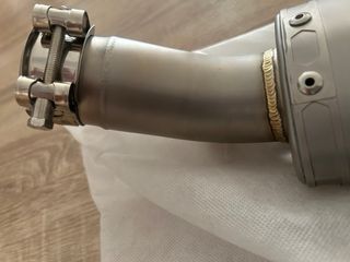 Escape de moto carbono