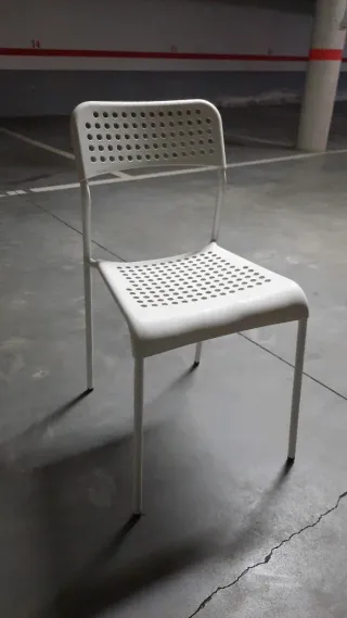 Silla Sansberg Ikea Blanca