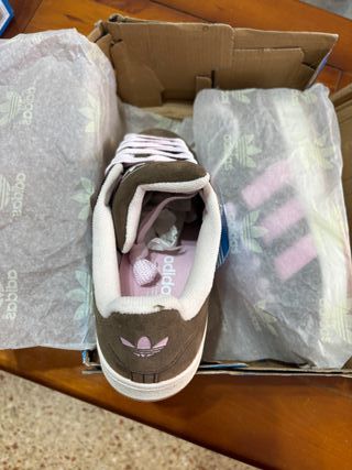 Adidas Zapatillas Retro Marrón y Rosa