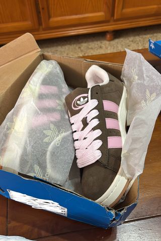 Adidas Zapatillas Retro Marrón y Rosa