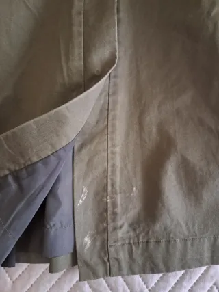 Gabardina Cortefiel verde