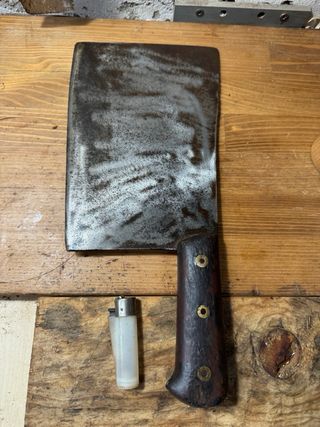 Hacha carnicero antigua