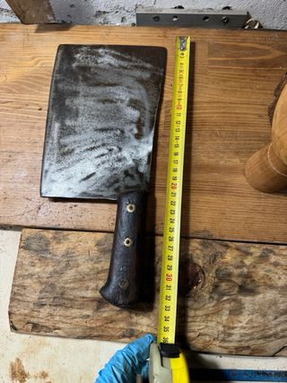 Hacha carnicero antigua