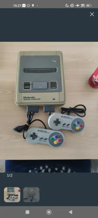 Nintendo Super Famicom Lote 2 Artículos
